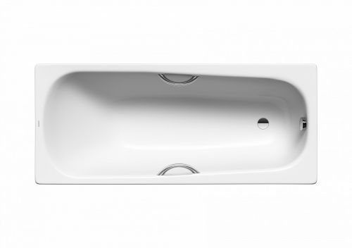 Стальная ванна Kaldewei SANIFORM PLUS STAR Mod. 336, 1700*750*410, Easy clean, alpine white, без ножек, с отверстиями для ручек в Усть-Лабинске